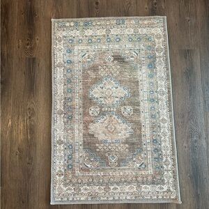 Traditional Medallion Area Rug - 2x3